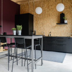 Aufenthaltsraum mit Küche